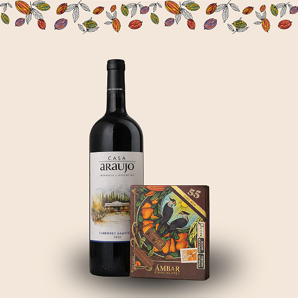 Chocolate 55% Dark Milk & Casa Araujo Cabernet Sauvignon 2020