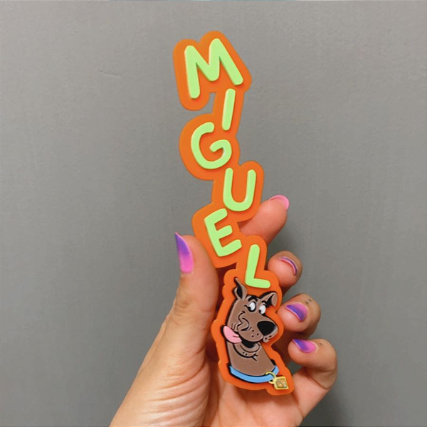Aplique Nome batata grande - Scooby Doo - 15cm - 1 unidade