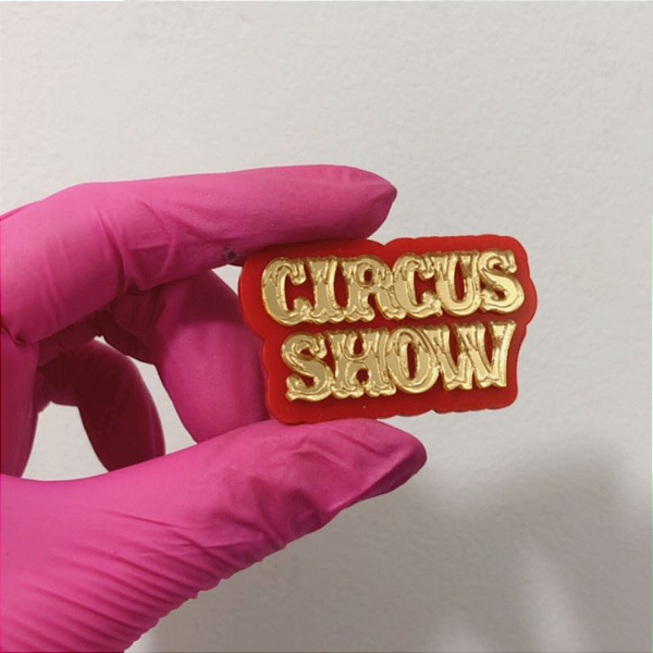 Aplique Circus Show - Circo - 5cm - 1 unidade