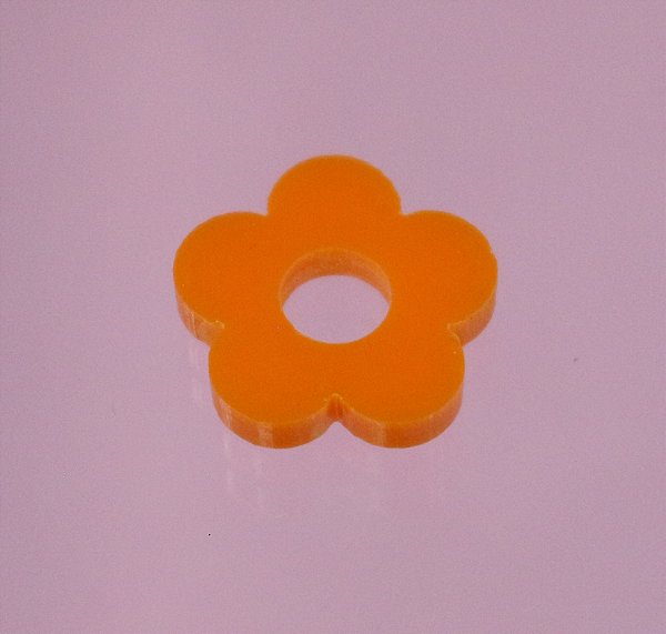 Aplique Flor 1,5cm - Jardim - Acrílico - 15 unidades