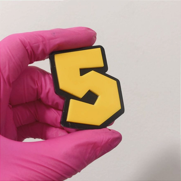 Aplique Idade Duplo - Super Mário - 5cm - 1 unidade