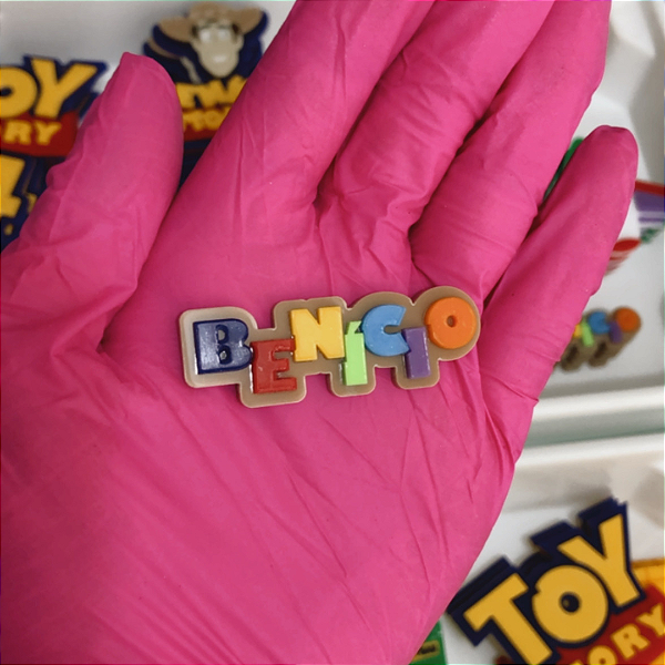 Aplique Nome Duplo - Toy Story - 5cm - 1 unidade