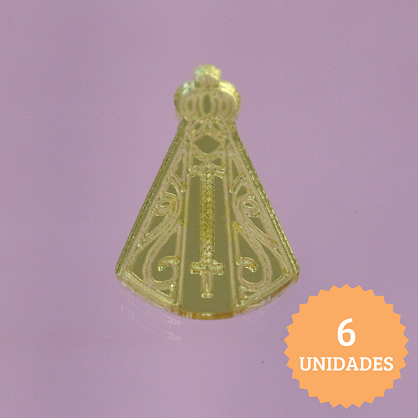 Aplique Santinha - Acrílico