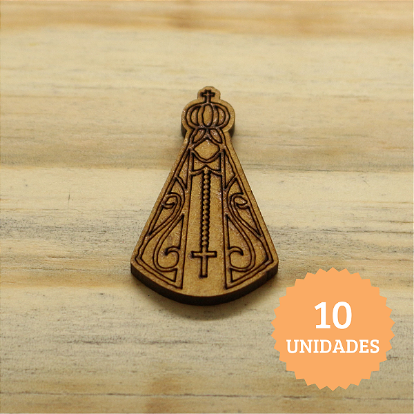 Aplique Santinha - Básicos - 3cm - 10 unidades