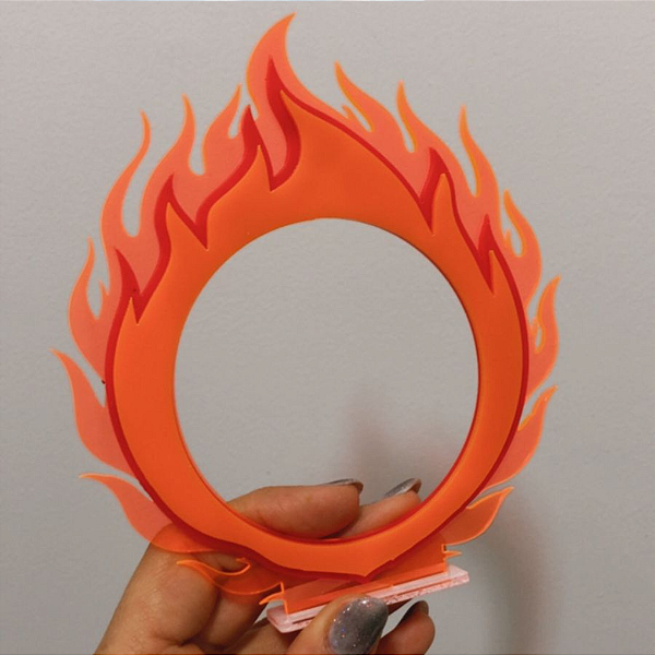 Cenário Circulo de Fogo - Hot Wheels - 14cm - 1 unidade