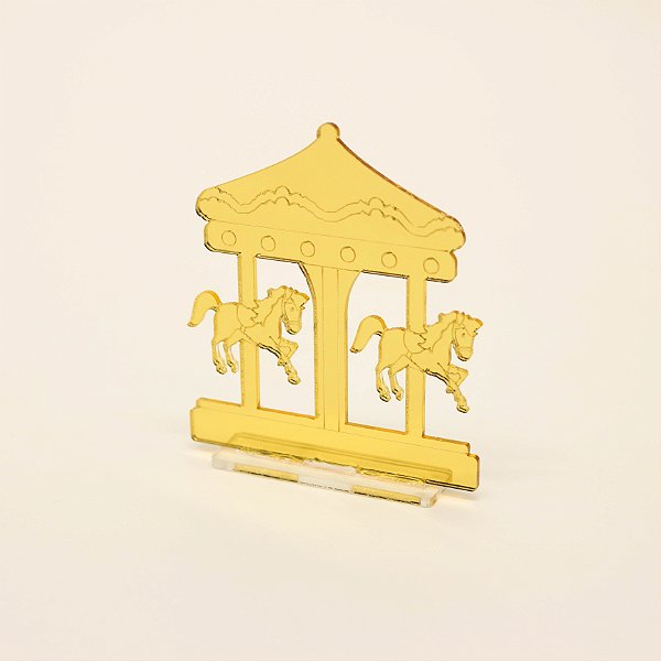 Cenário Carrossel - Parque - 7,5cm - 1 unidade