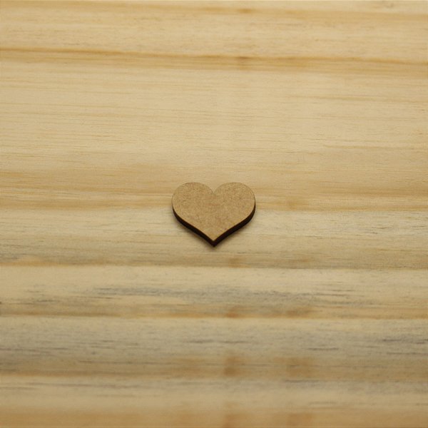 Aplique Coração - Dia dos Namorados - 2,5cm - 10 unidades