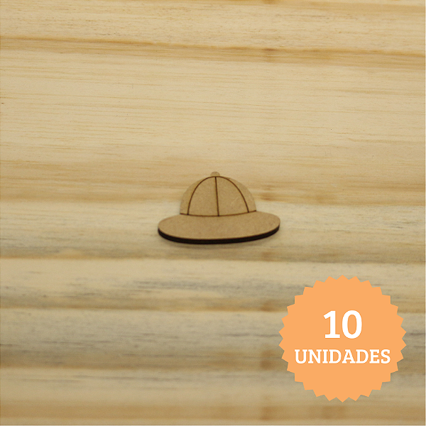 Aplique Chapéu - Safari - 3,7cm - 10 unidades