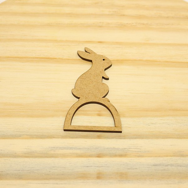 Porta Guardanapo Coelho 9cm - Páscoa - 4 unidades