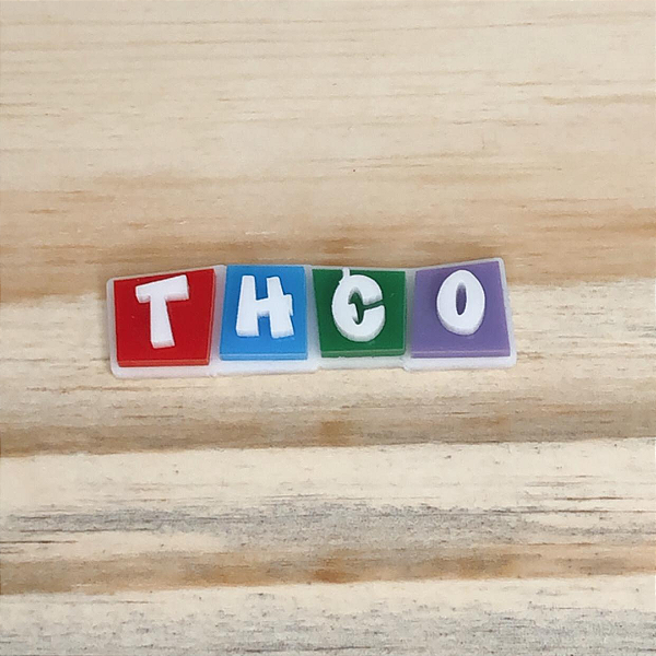 Aplique Nome 5cm - Pocoyo - 1 unidade