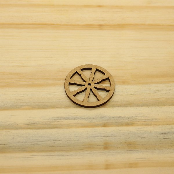 Aplique Roda Fazendinha - MDF - 6 unidades