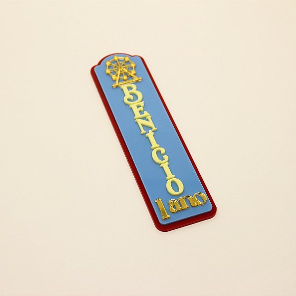 Aplique Nome Batata Grande - Parque - 15cm - 1 unidade