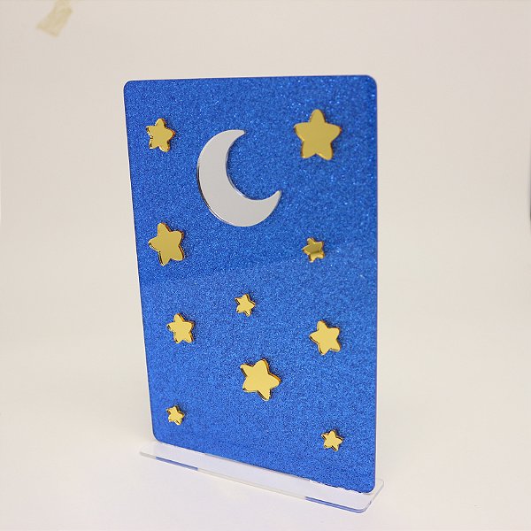 Cenário Lua e estrelas - Mickey - 18cm - 1 unidade