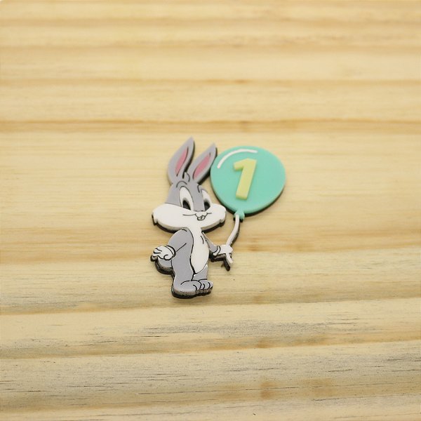 Aplique Pernalonga - Looney Tunes - 7cm - ACRÍLICO