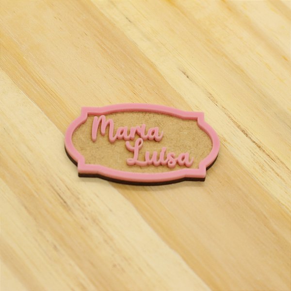 Aplique Nome Placa - Fazendinha - 6cm - 1 unidade
