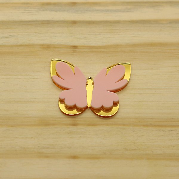 Aplique Borboleta - Jardim - 5cm - 1 unidade