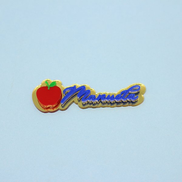 Aplique nome com maça - Branca de Neve - 7cm - 1 unidade