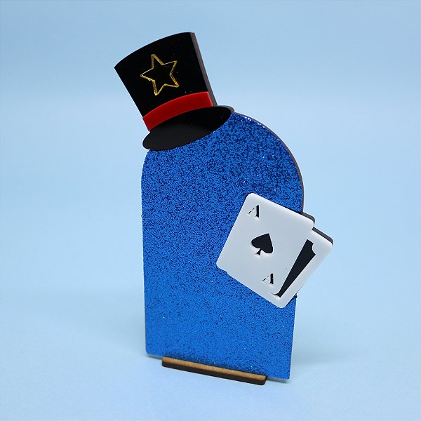 Cenário Cartas e Cartola - Circo - 15cm - 1 unidade