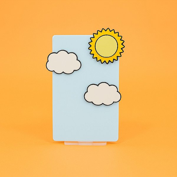Cenário Céu - Snoopy - 14cm -  1 unidade