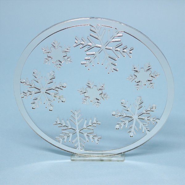 Cenário Floco de Neve - Frozen - 14cm - 1 unidade
