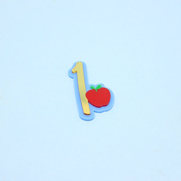 Aplique idade maça - Branca de Neve - 6cm - 1 unidade