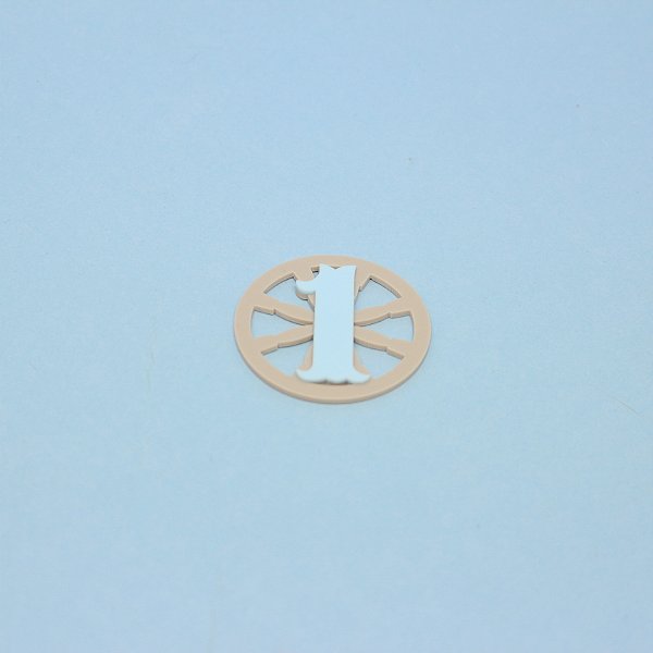 Aplique Idade com Roda de Carroça - Fazendinha - 5cm - 1 unidade