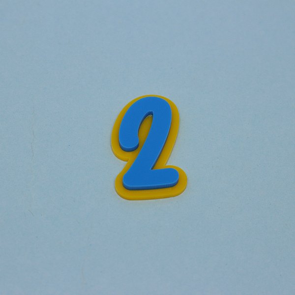 Aplique Idade Dupla - Bento e Totó - 5cm - 1 unidade