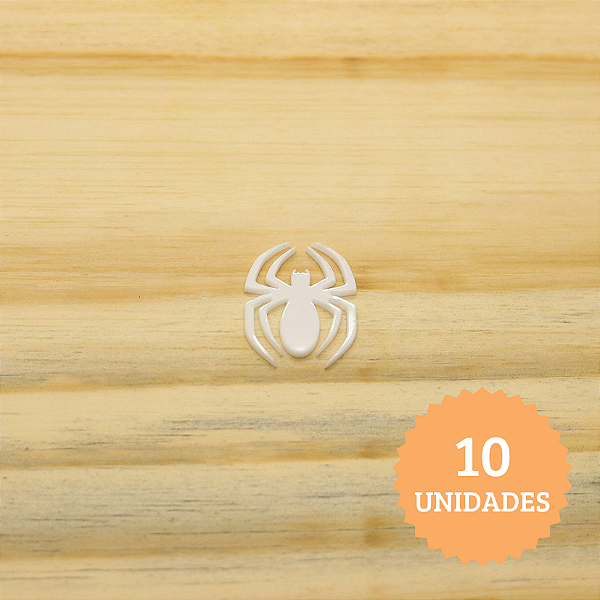 Aplique Aranha - Homem Aranha - 3cm - 10 unidades