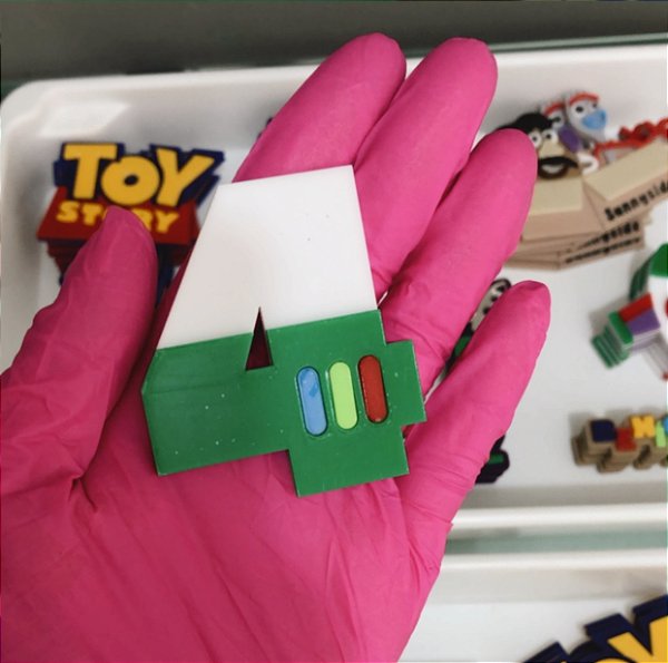 Aplique Idade Buzz - Toy Story - 6cm - 1 unidade