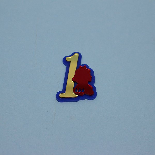 Aplique Idade com Silhueta - Branca de Neve - 5cm - 1 unidade