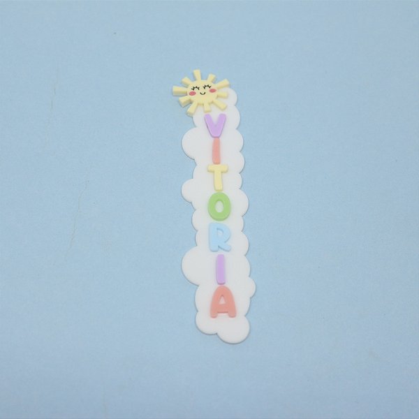 Aplique nome com Sol para batata grande - 365 Sorrisos - 14cm - 1 unidade