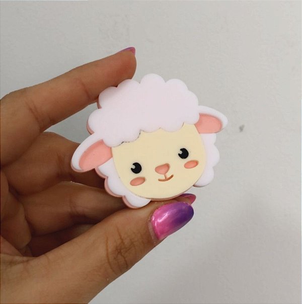 Aplique Ovelha - Fazendinha - 6cm - 1 unidade