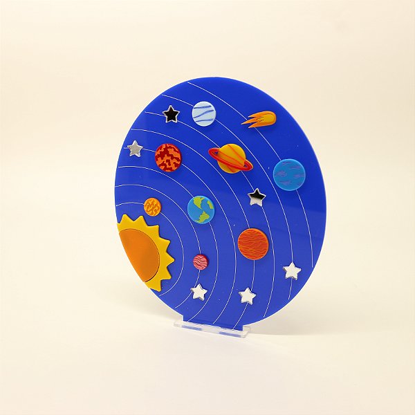 Cenário Planetas - Astronauta - 16cm - 1 unidade