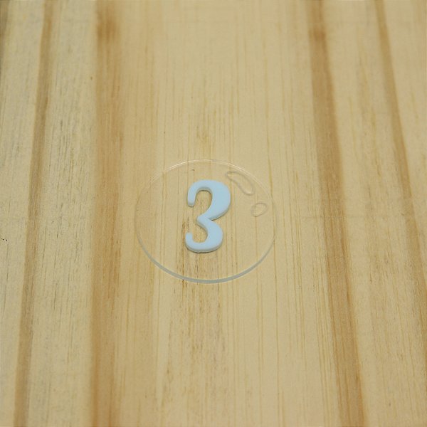 Aplique Bolha com Idade - Fundo do Mar - 4cm - 1 unidade