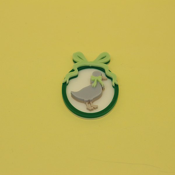 Aplique Aro Patinho - Patos - 6,5cm- 1 unidade