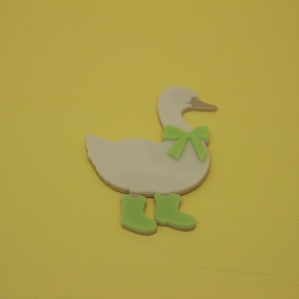 Aplique Pato de Galocha - Patos - 10cm - 1 unidade