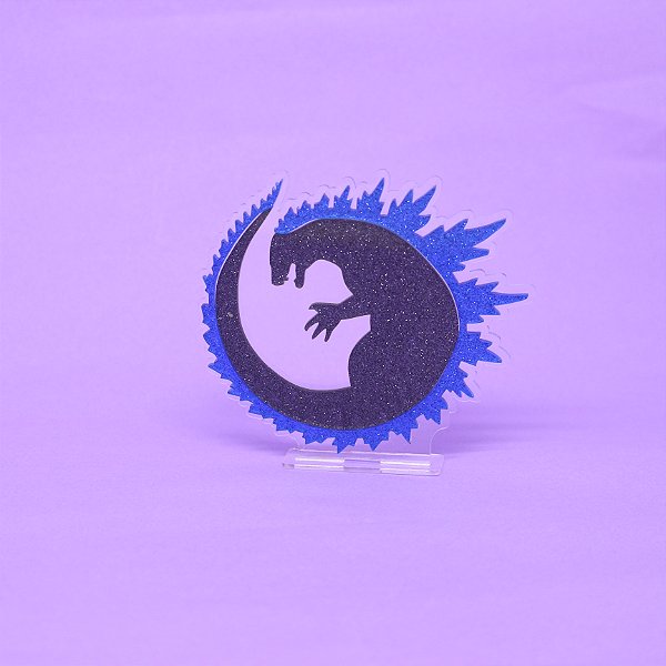 Cenário Godzilla Glitter - Godzilla - 10cm - 1 unidade