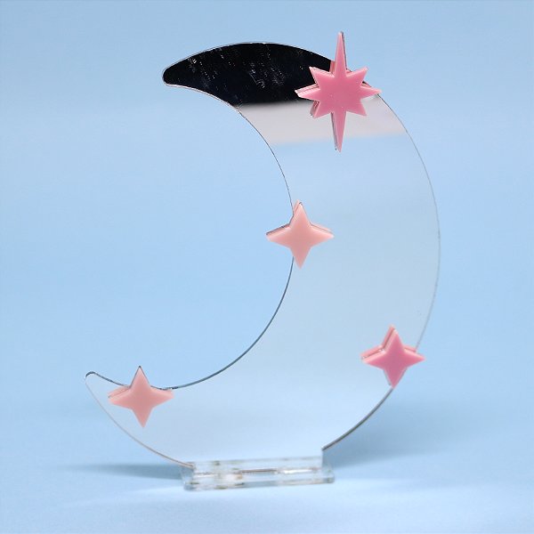 Cenário Lua e Estrelas - Astronauta - 14cm - 1 unidade