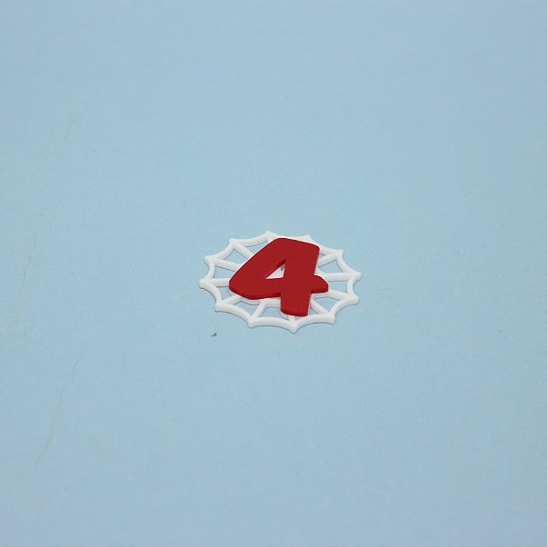 Aplique Idade com Teia - Homem Aranha - 5cm - 1 unidade