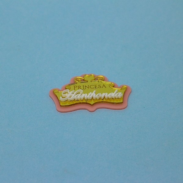 Aplique Nome Princesas - Princesas - 6cm - 1 unidade