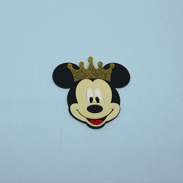 Aplique Personagem Majestade - Mickey - 8cm - 1 unidade
