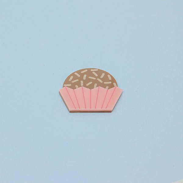 Aplique Brigadeiro - Confeitaria - 5,2cm - 1 unidade