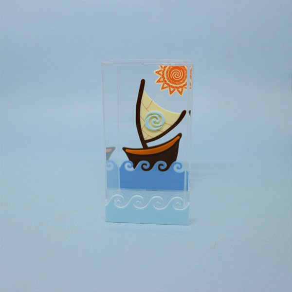 Caixa Cúpula Barco - Moana - 14cm - 1 unidade
