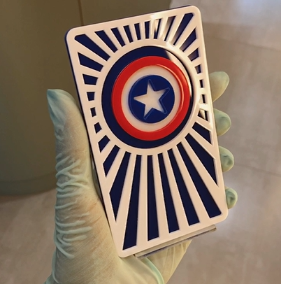 Cenário Capitão América - Heróis - 12cm - 1 unidade