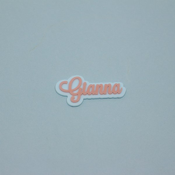 Aplique Nome - Jardim - 6cm - 1 unidade