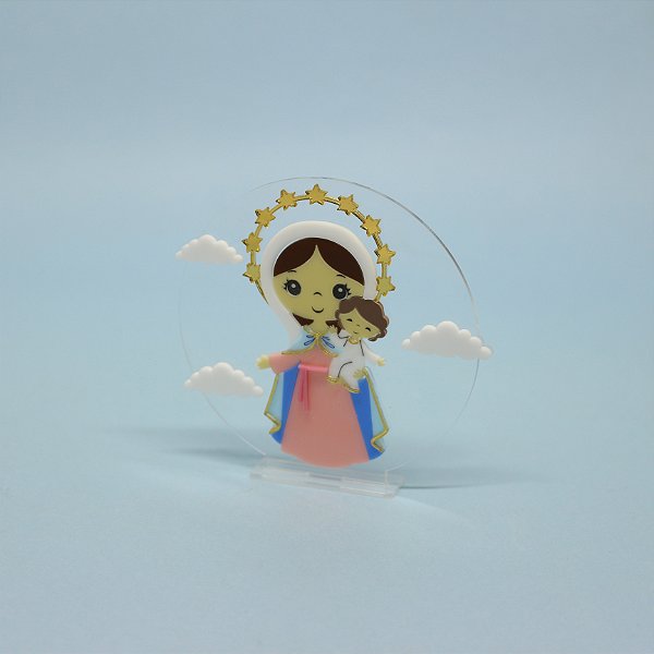 Cenário Nossa Senhora do Rosário - Santa - 10cm - 1 unidade