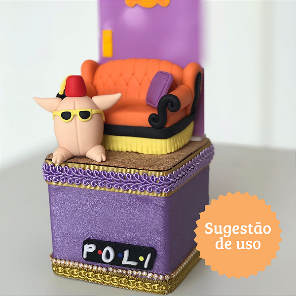 Aplique Nome Logo - Friends - 5cm - 1 unidade
