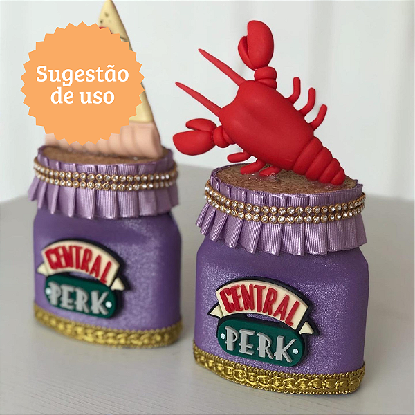 Aplique Central Perk - Friends - 5cm - 1 unidade