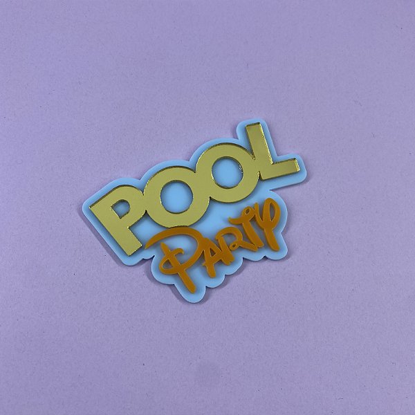 Aplique Pool Party - Mickey Pool - 8cm - 1 unidade