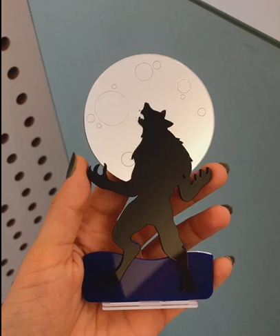 Cenário Uivo - Lobisomem - 13cm - 1 unidade